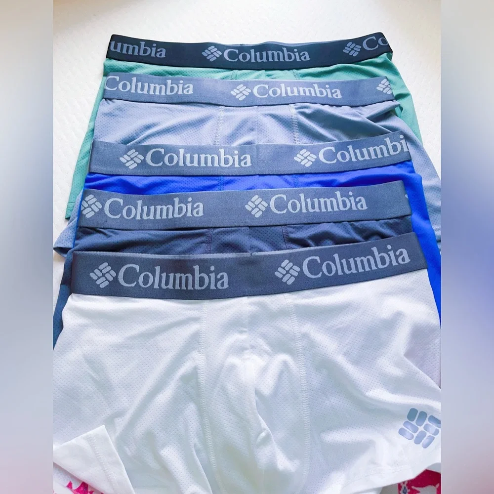 Men Athletic Boxer Briefs Quick-Dry‎ Mesh Breathable Anti-Chafing Gym Running XL
